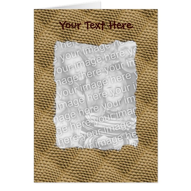 Snakeskin Mönster utformar ditt fotokort Hälsningskort (Framsidan)