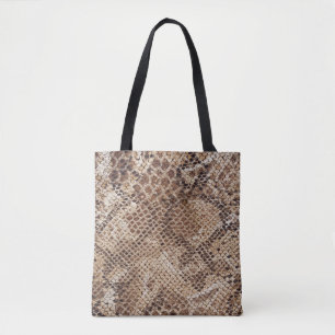 Snakeskin Python Snake Skriv ut Tygkasse