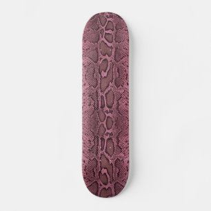 Snakeskin rosa old school skateboard bräda 21,6 cm