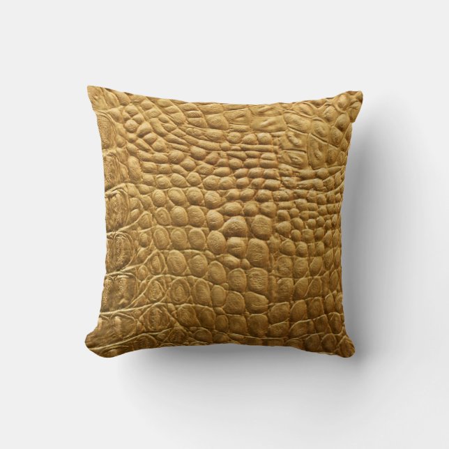 Snakeskin Struktur: Vildens bakgrundsdesign. Kudde (Framsida)