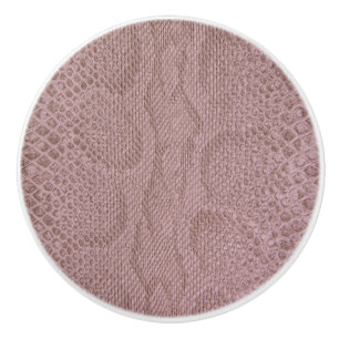 Snakeskin-utskrift Knopp