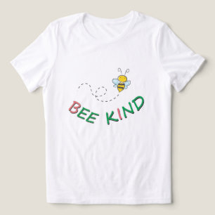 Snäll Bivitsam Positiv Motivationscitat Konstverk T Shirt