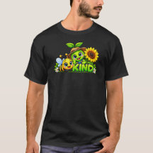 Snäll Bumble Bee T-Shirt Med Positivt Budskap