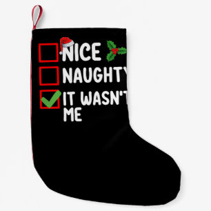 Snäll Busig Det Var Inte Jag Julklappslista Familj Liten Julstrumpa