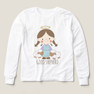 Snäll herde söt kristen barnt-shirt t shirt
