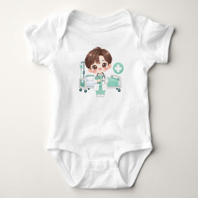 Snäll liten doktor t shirt (Framsida)