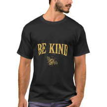 Snäll T-Shirt – Vintage Distressed Bee Tröja
