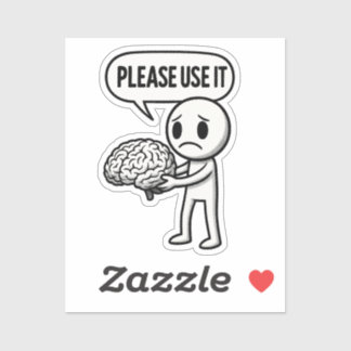 Snälla Använda det Klistermärken