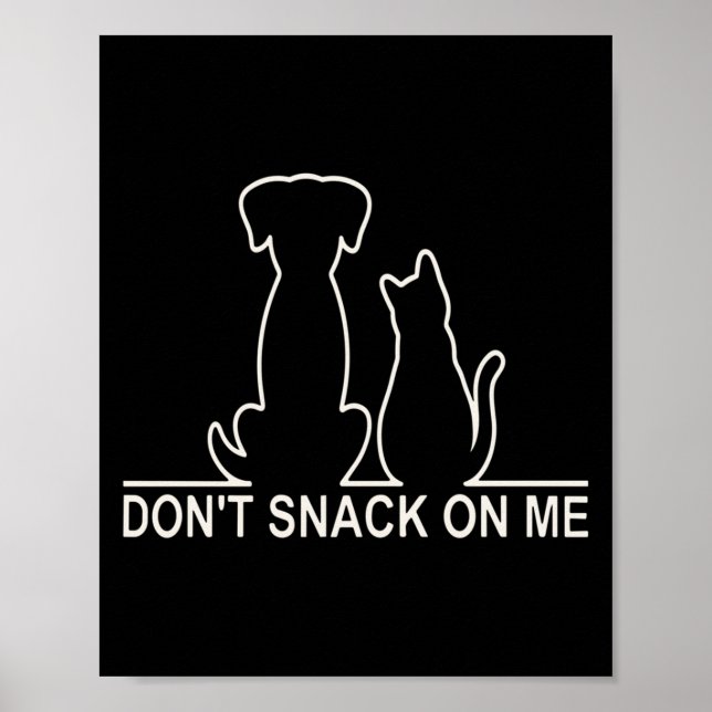 Snalla ät inte på mig, de äter katterna  poster (Framsidan)
