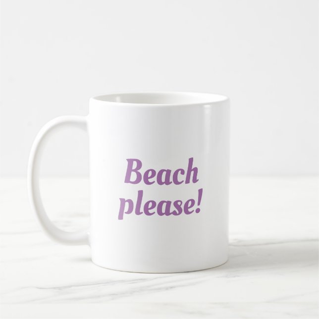 Snälla - Beach - Kaffemugg (Vänster)