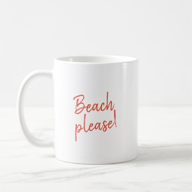 Snälla - Beach - Kaffemugg (Vänster)