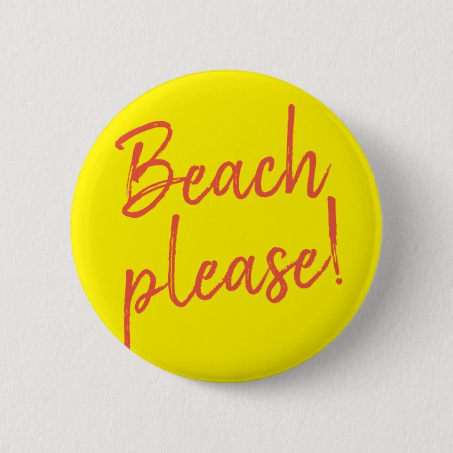 Snälla - Beach - Knapp (Framsida)