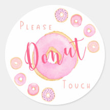 Snälla Donut Touch - Lustig Rosa Donut