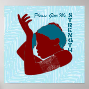 Snälla Ge Me-styrka Poster