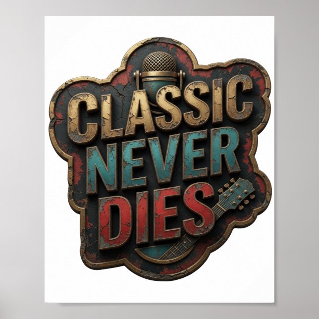 Snälla Guld KLASISKER ALDRIG DÖR Poster (Framsidan)
