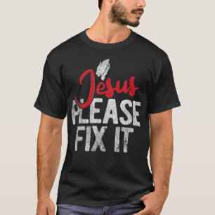 Snälla laga den kristna Religiösan Jesus T-Shirt