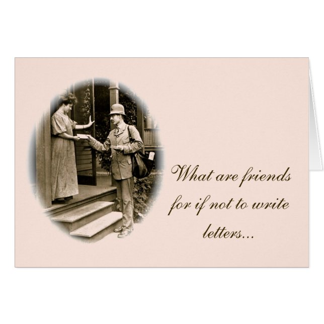 Snälla Postman Hälsningskort (Framsidan Horizontal)