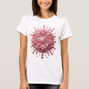 Snälla Rosa ROSA GLITTERSFÄR Textdesign T Shirt