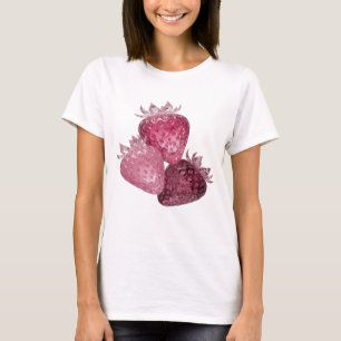 Snälla Silver TRE KRISTALLJORDBÄR T Shirt