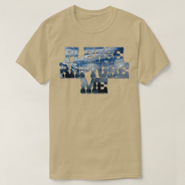 Snälla, skynda mig t shirt (Design framsida)
