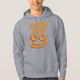 "Snälla Smile!" Cute Design. Köp nu Hoodie