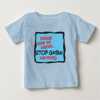 Snälla Spara min planet. Stoppa global uppvärmning T Shirt
