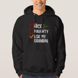 Snälla Stygga Fråga Min Farfar Julklappslista Fami Hoodie