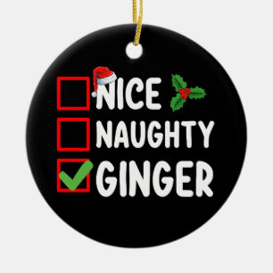 Snälla Stygga Ginger Julklappar Familj Holiday Julgransprydnad Keramik
