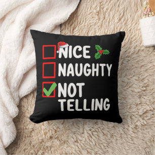 Snälla Stygga Inte Talar Om Julklappslista Högtid Kudde