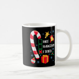 Snälla Stygga Jag Provade Xmas Roligt Jul Familj P Kaffemugg