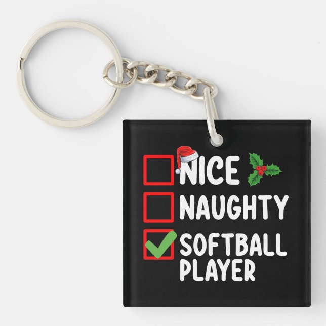 Snälla Stygga Softbollspelare Jul Lista (Framsidan)