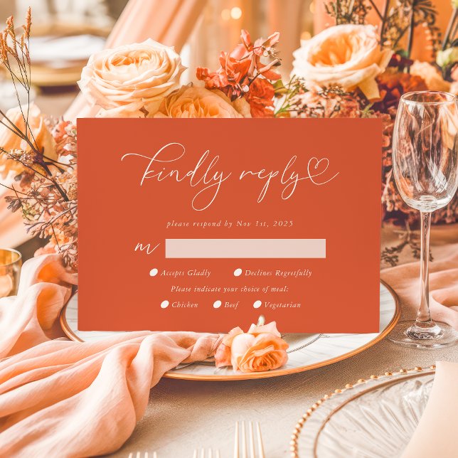 Snälla svara Verona Sunset kalligrafi QR-kod OSA Kort (Skapare uppladdad)