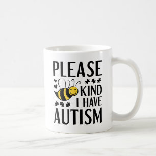 Snälla, var vänliga jag har autism kaffemugg