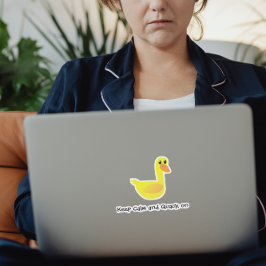 Snällig Söt Sarkastisk Andehumor Klistermärken