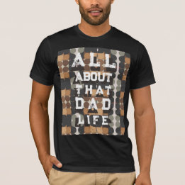 Snällt Retro Modernt Coolt Pappa Fars Dag Citat T Shirt