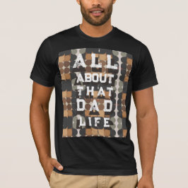 Snällt Retro Modernt Coolt Pappa Fars Dag Citat T Shirt
