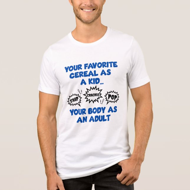 Snap Crackle Pop T Shirt (Framsida)
