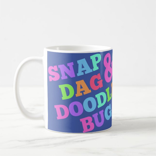 Snap-Dag-and-Doodle-Kryp Kaffemugg (Vänster)