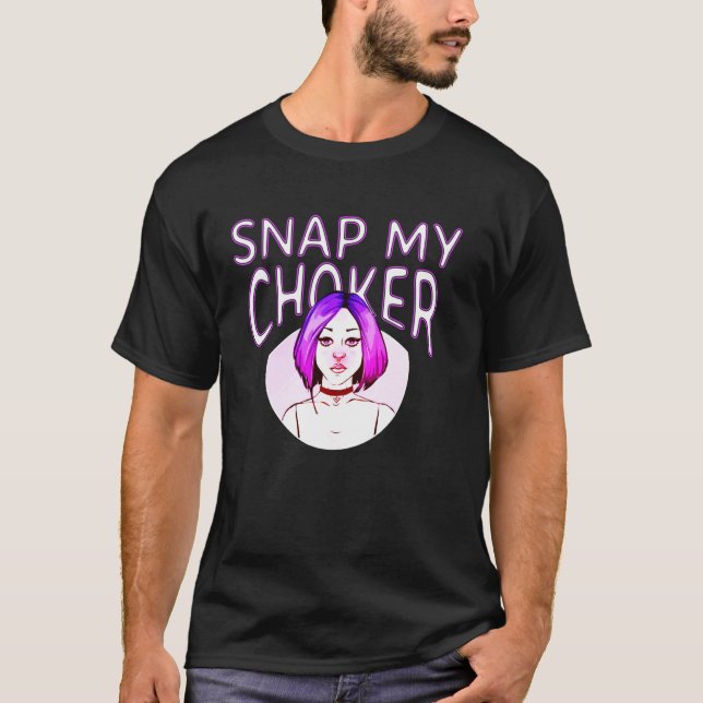 SNAP MY CHOKER Långärmad T Shirt (Framsida)