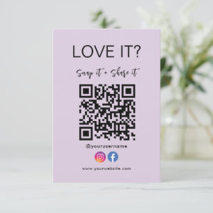 Snap och Qr Code Facebook Instagram-Logotyp Inbjudningar