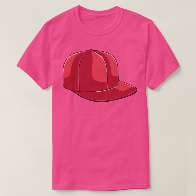 Snapback Baseball Cap T Shirt (Design framsida)