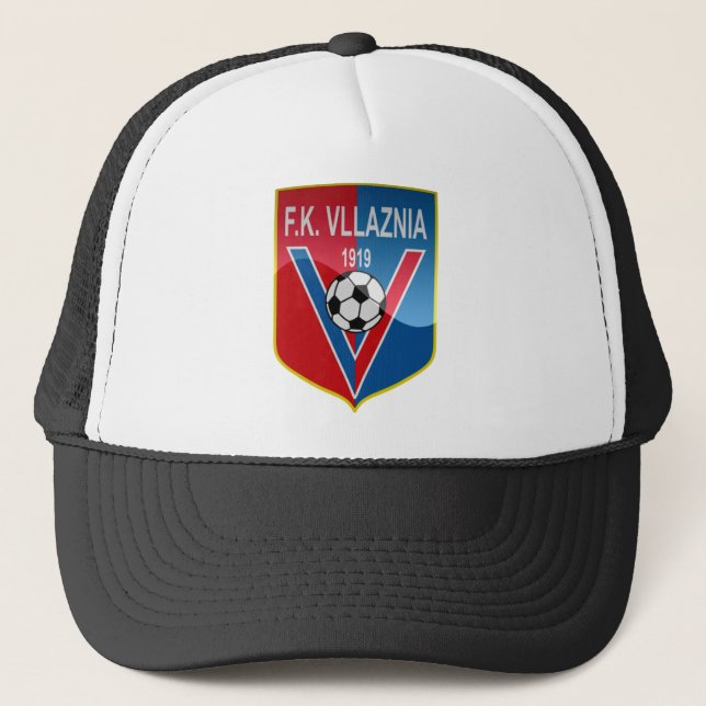 Snapbackhatt för FK Vllaznia Shkoder Truckerkeps (Framsida)