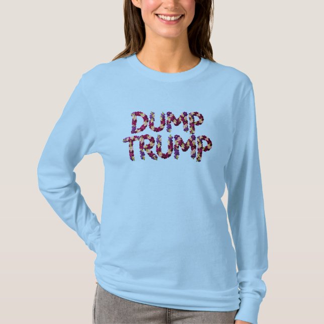 Snapdragon Dump Trump Women's T-Shirt (Framsida)
