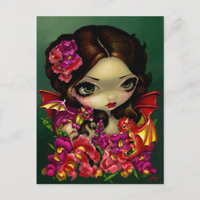 "Snapdragon Fairy" vykort (Framsida)