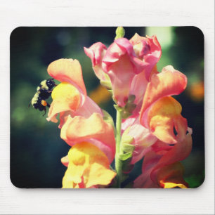 Snapdragon Flower och Humla Musmatta