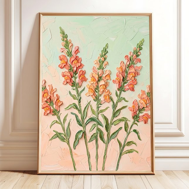 Snapdragon Modern Minimalistisk Väggkonst - Finkon (Skapare uppladdad)