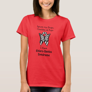 Snapor, broschyrer och puckelpeppar-Danlos Syndrom T Shirt