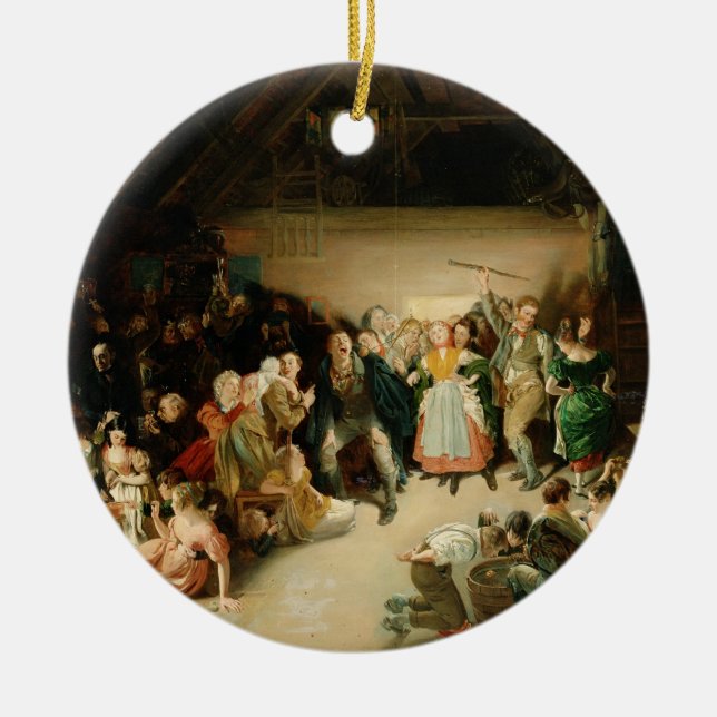 Snapp Apple natt Julgransprydnad Keramik (Framsidan)
