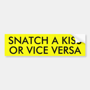 SNAPPA EN KYSS ELLER OMVÄNT BILDEKAL