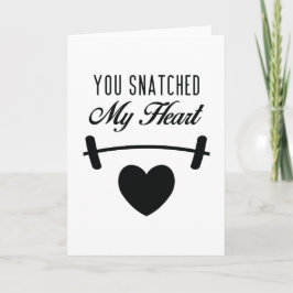 Snappad Crossfit idrottshallvalentin kort för dag